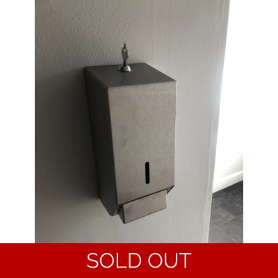 stainless steel sanitizer dispenser